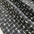 checked Woven Tweed clothes Fabric For Winter Coat